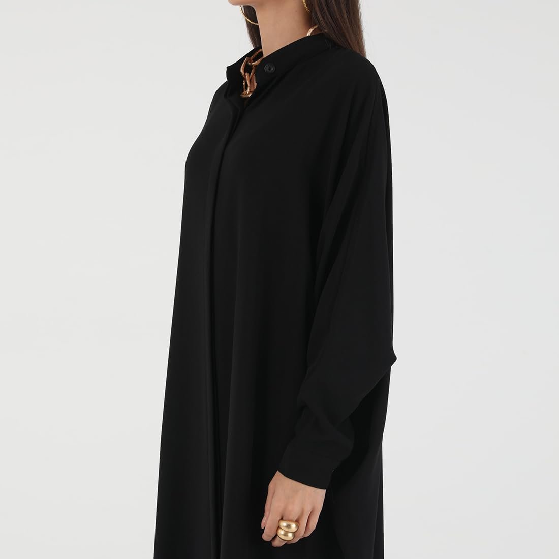 FYMNSI Abayas for Women Muslim Dress Modest Maxi Robe Abaya ... - Image 7