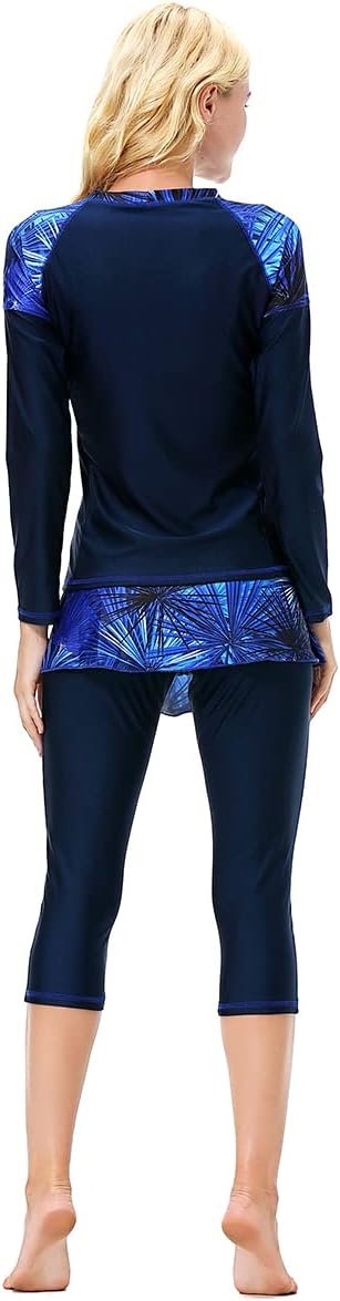 Women Burkini Swimsuits Modest Muslim Swimwear Islamic Long ... - Image 5