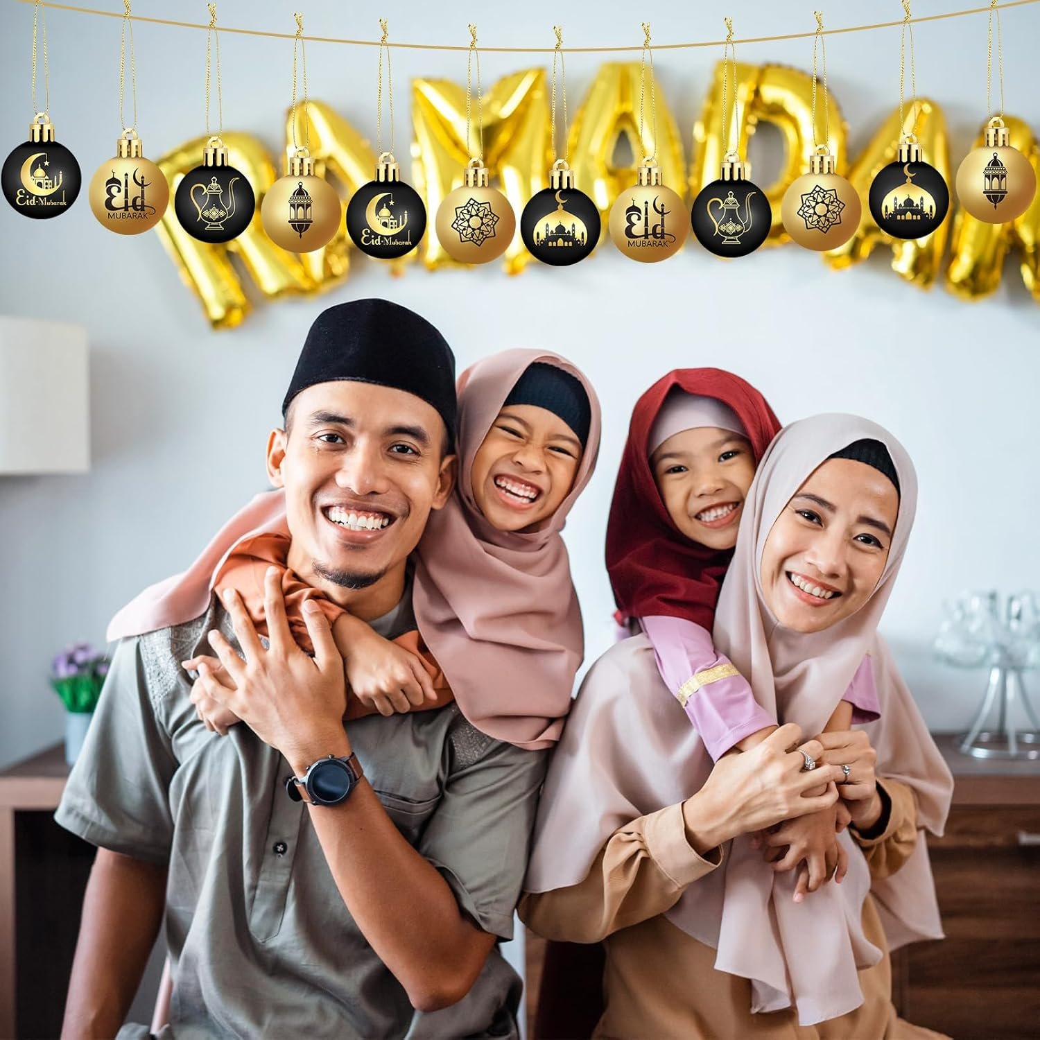 Bememo 24 Pcs Ramadan Ball Ornaments for... - Image 3