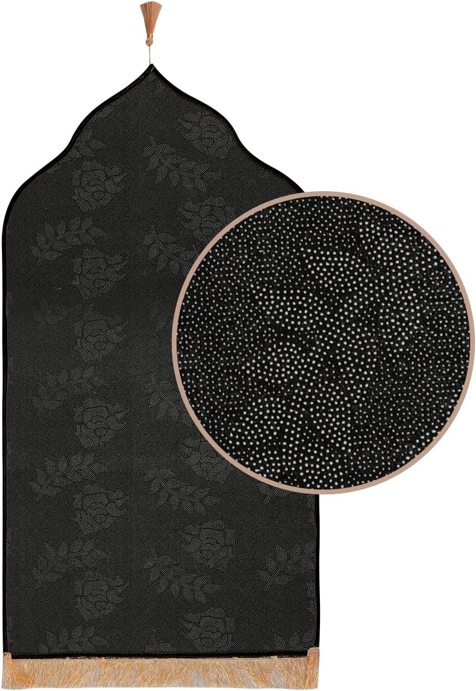 Muslim Prayer Rug Large Portable Islamic Prayer Mat with Tas... - Image 9