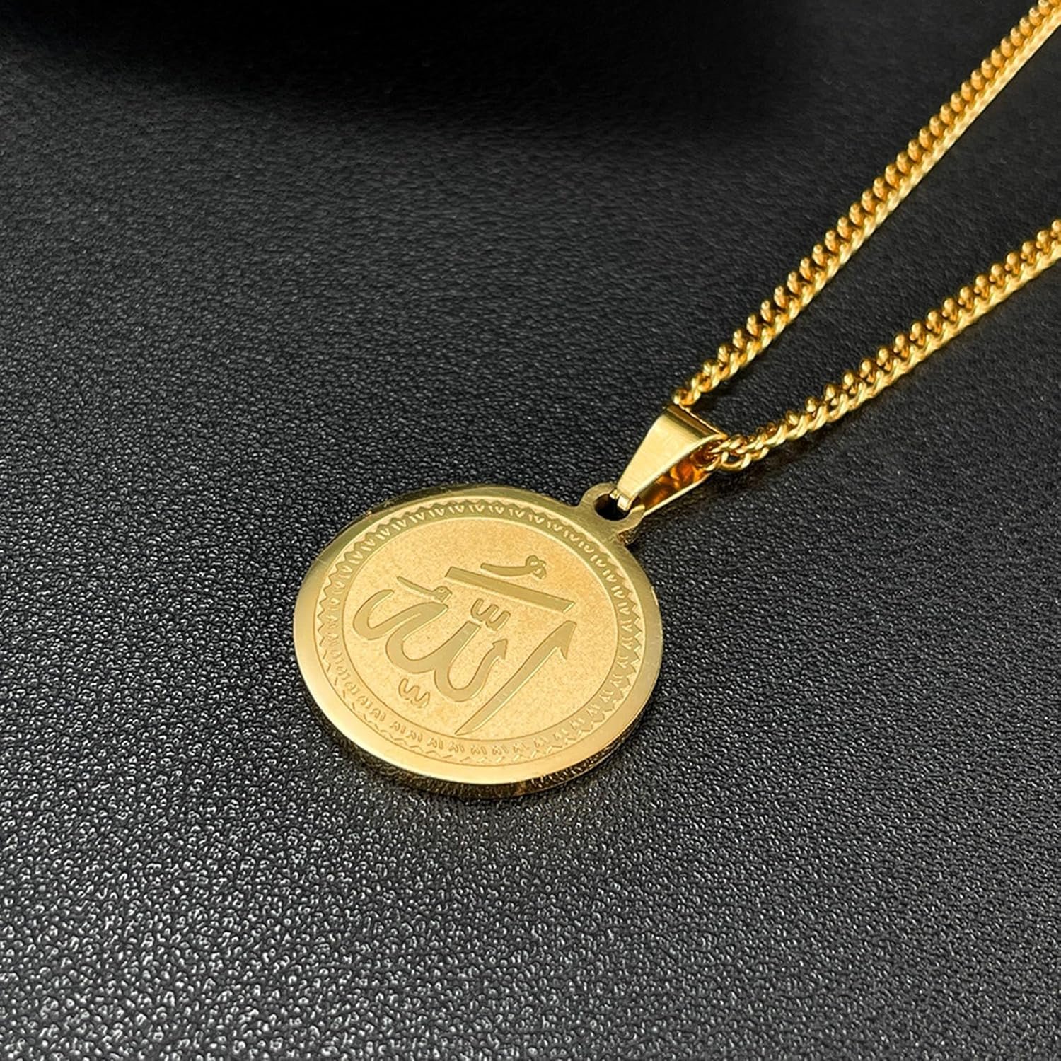 Fashion 18K Gold Plated Round Necklace S... - Image 6