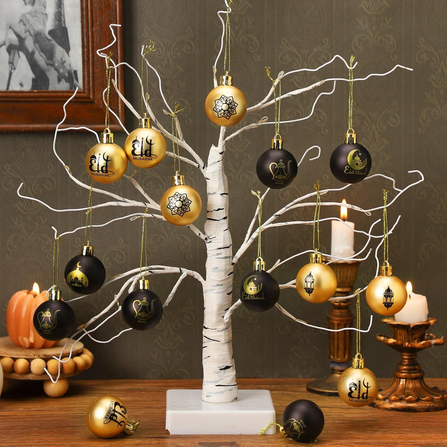 Bememo 24 Pcs Ramadan Ball Ornaments for... - Image 7