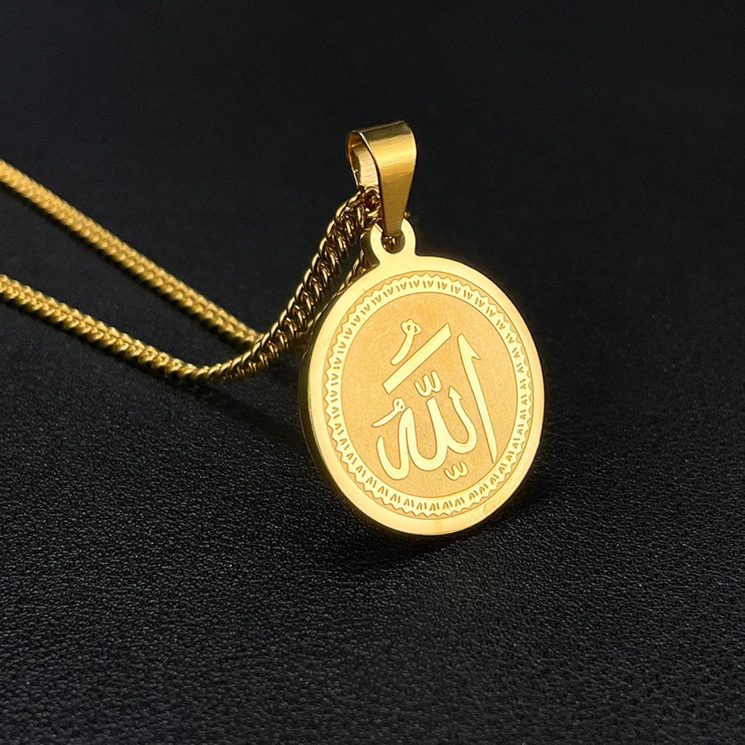 Fashion 18K Gold Plated Round Necklace S... - Image 4