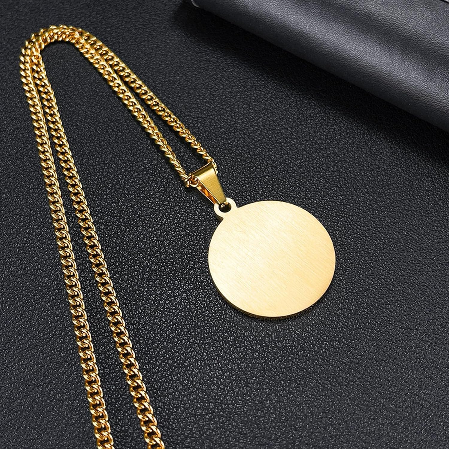 Fashion 18K Gold Plated Round Necklace S... - Image 5
