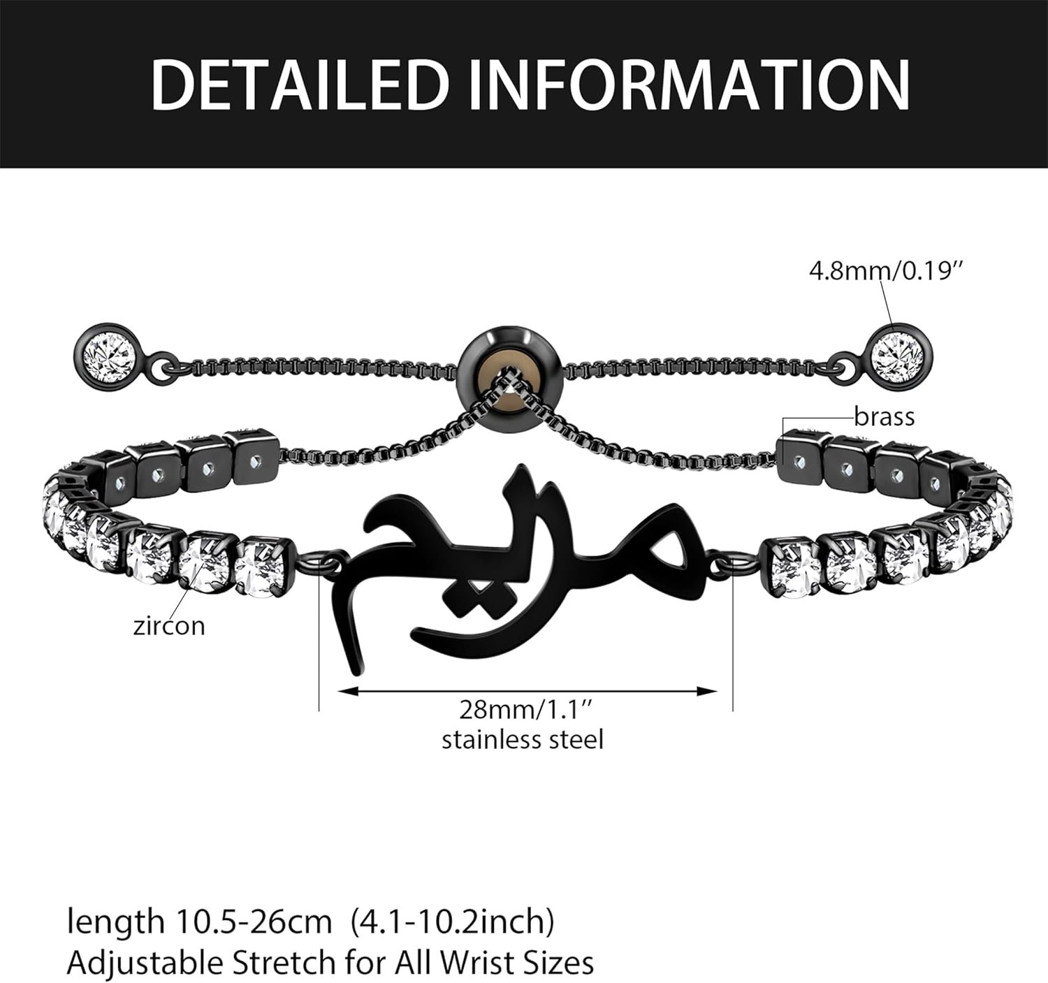 Custom Name Bracelet | Stainless Steel W... - Image 5