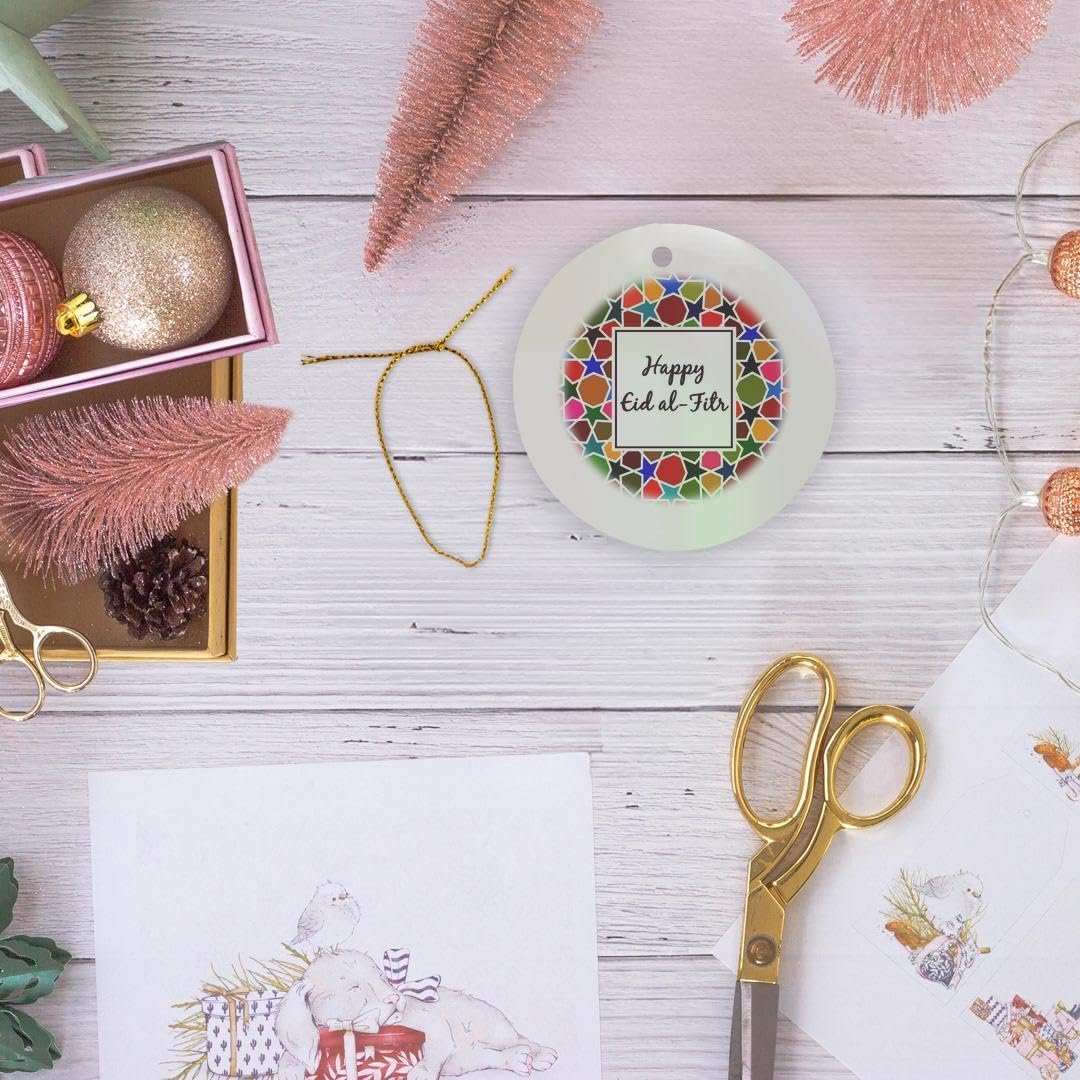 Circle Porcelain Ornament - Happy Eid al... - Image 7