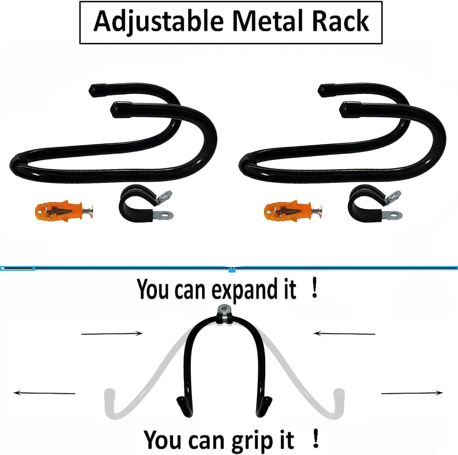 2 Pack Adjustable Plate Hangers,Wall Mount Plate Display Sta... - Image 3