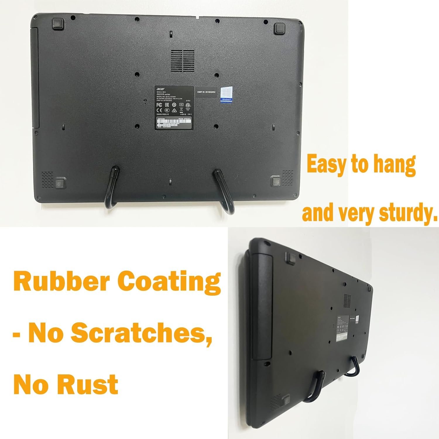 2 Pack Adjustable Plate Hangers,Wall Mount Plate Display Sta... - Image 6