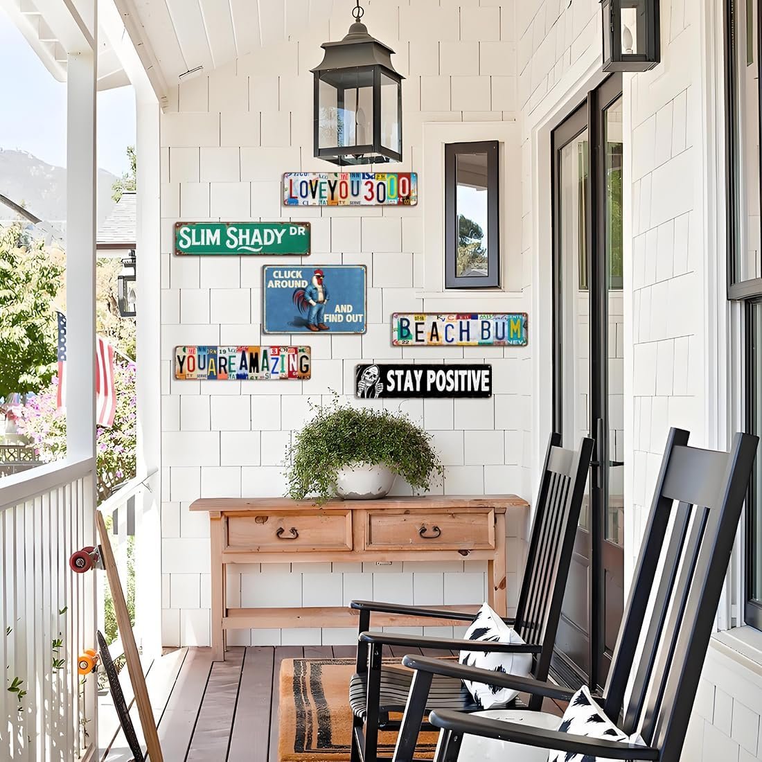 Vintage Wall Art Decor Street Signs for Kitchen Bathroom Hom... - Image 7