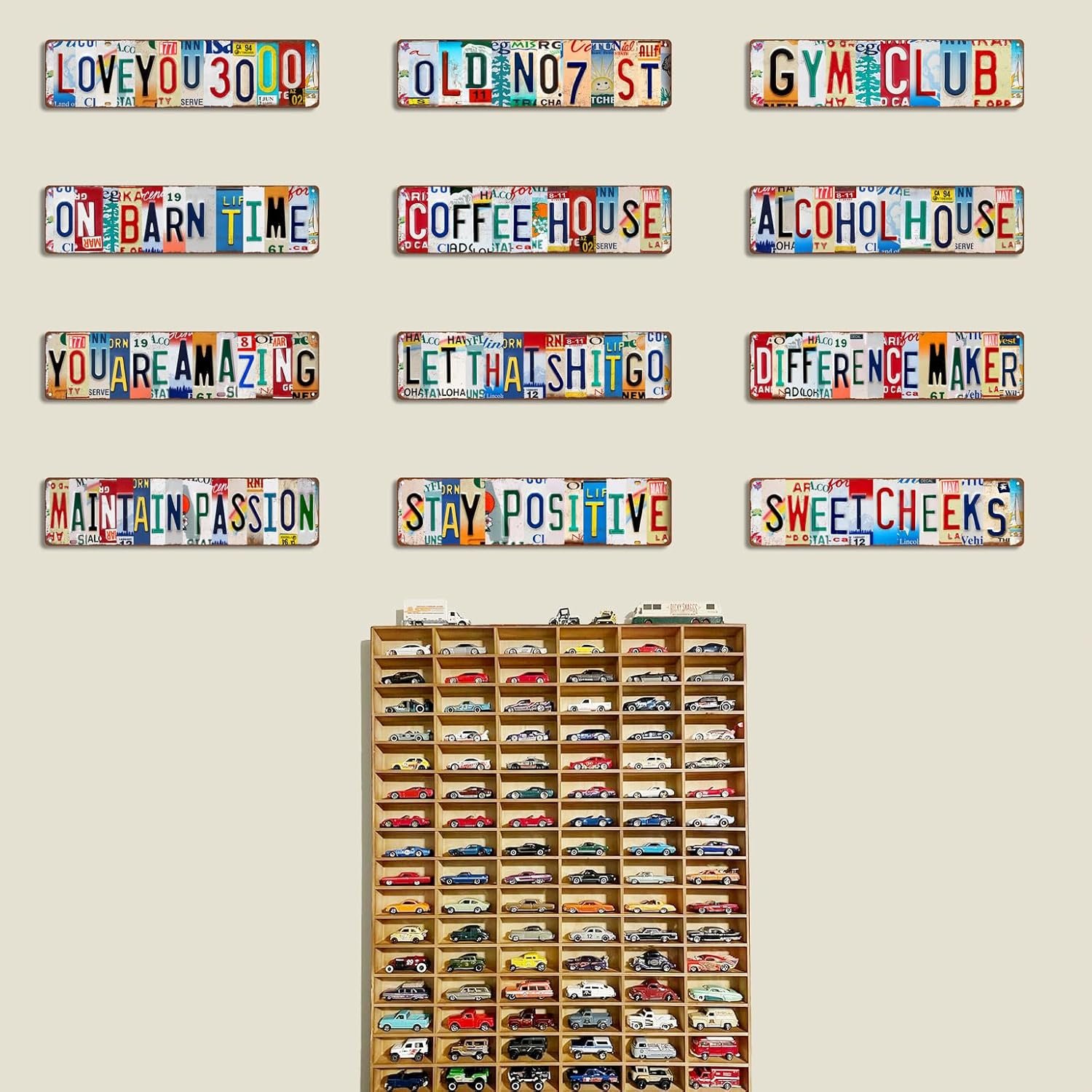 Vintage Wall Art Decor Street Signs for Kitchen Bathroom Hom... - Image 5