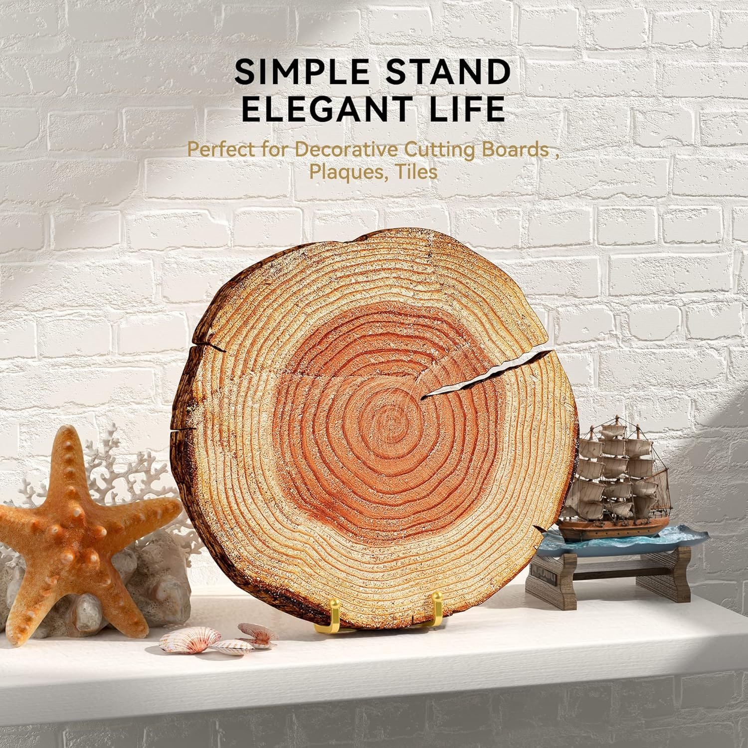 8 Inch Large Plate Stands for Display - Metal Plate Holder D... - Image 7