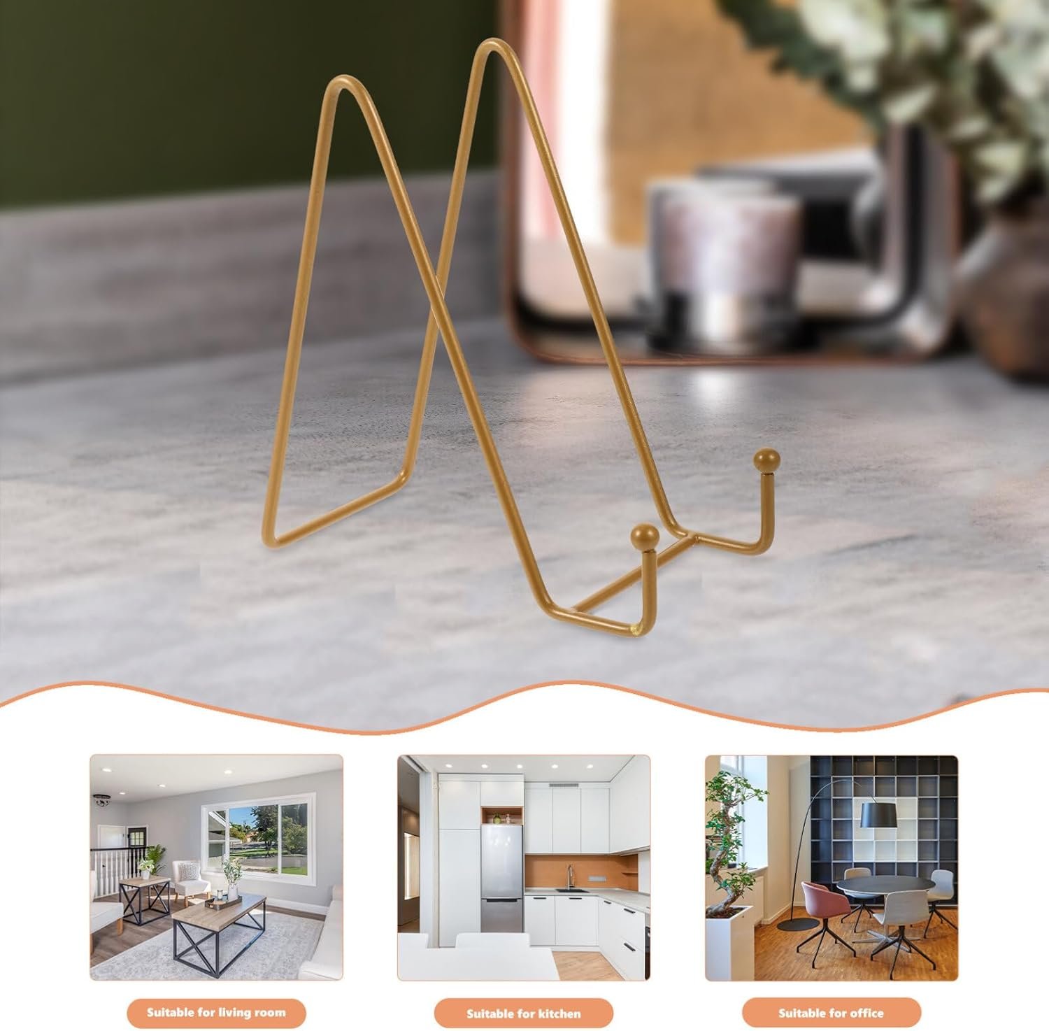 Alipis Plate Stands for Large Heavy Duty Display Metal Pictu... - Image 10