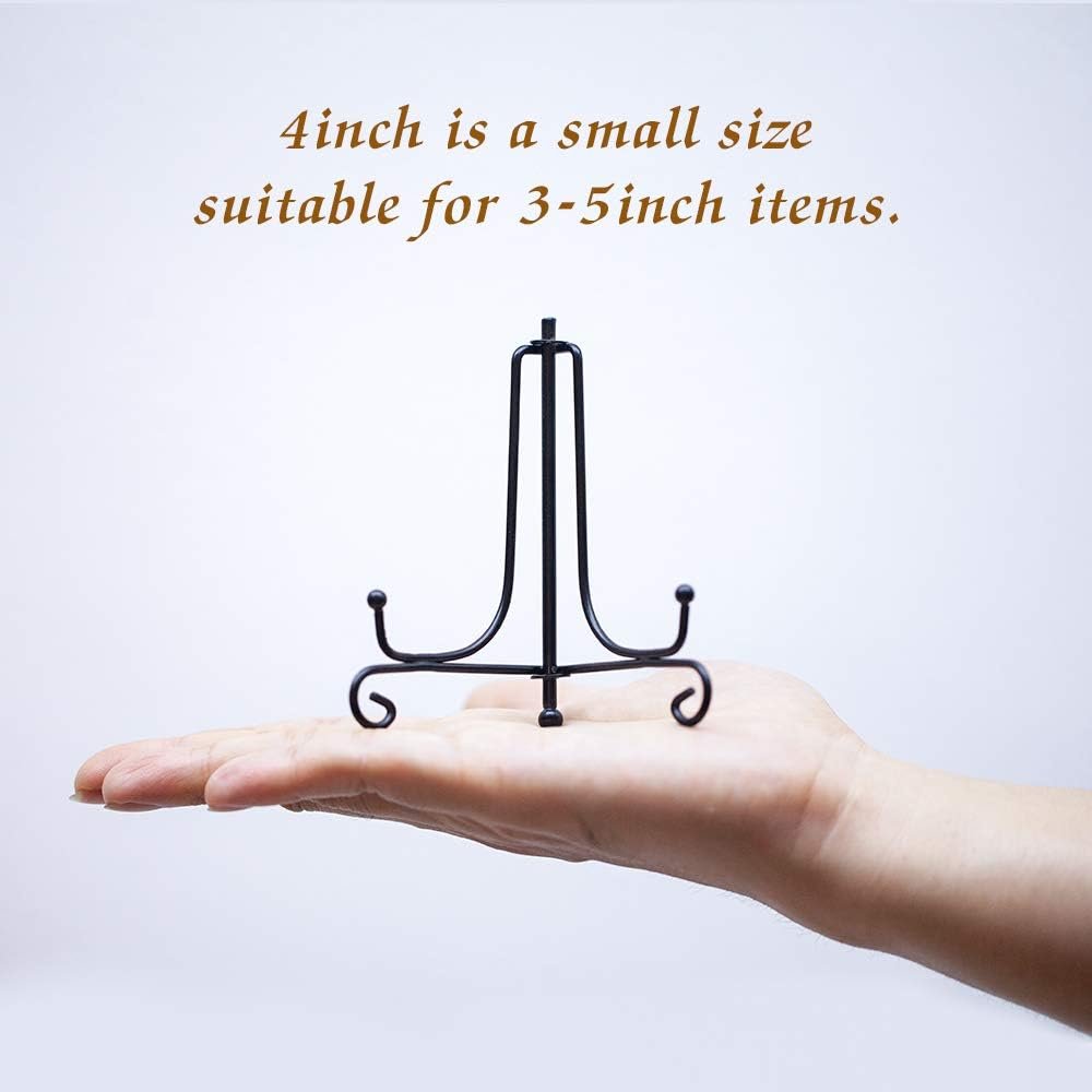 (2 pack) Iron Display Stand, Black Iron Easel Plate Display ... - Image 7