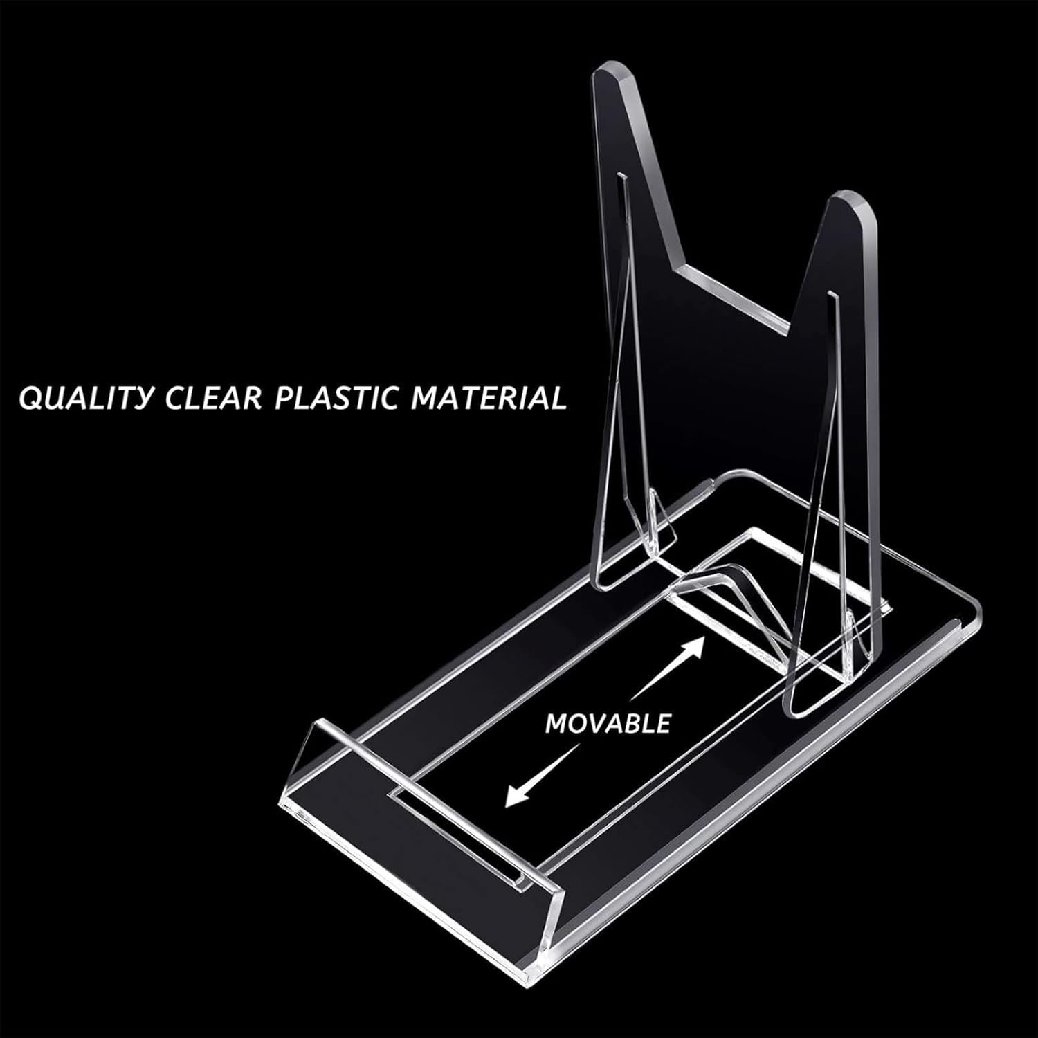 Zonon 10 Pcs Acrylic Adjustable Plate Stands For Display Pla... - Image 4