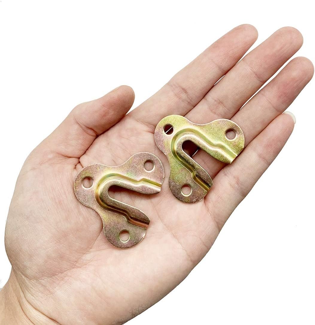 20pcs Zinc Yellow Keyhole Hangers Mirror Picture Frame Hange... - Image 6