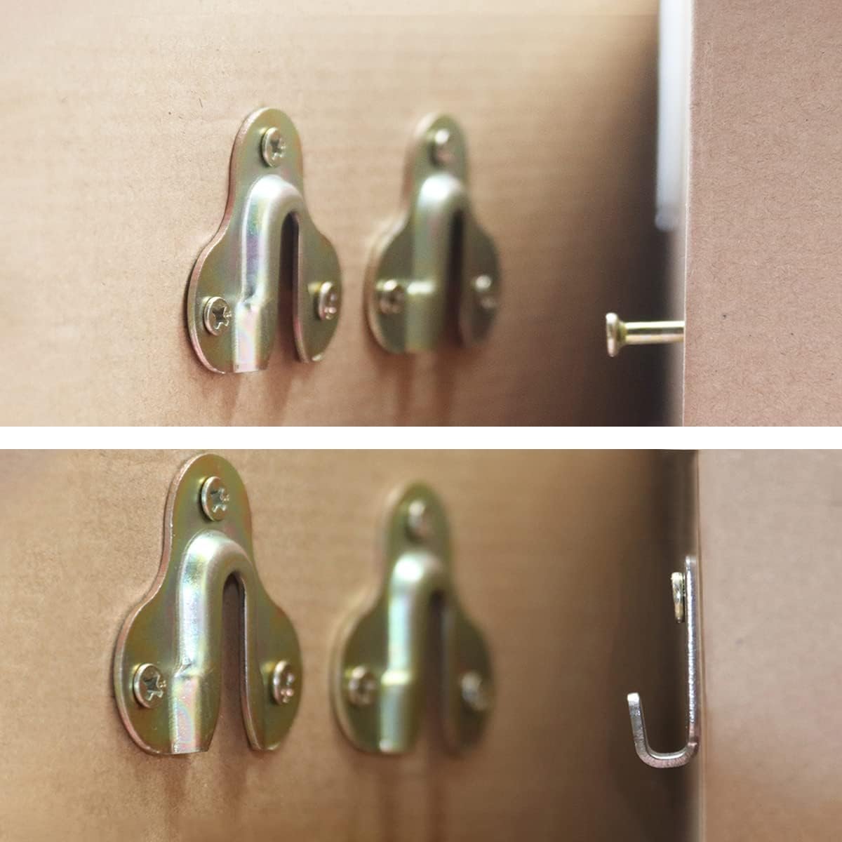 20pcs Zinc Yellow Keyhole Hangers Mirror Picture Frame Hange... - Image 4