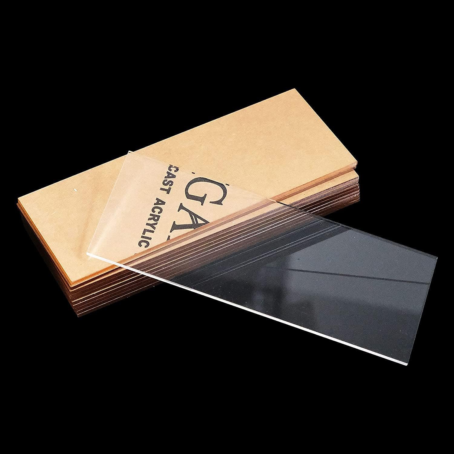 10 Pieces Rectangle Acrylic Sheet- Blank Transparent Plexigl... - Image 7