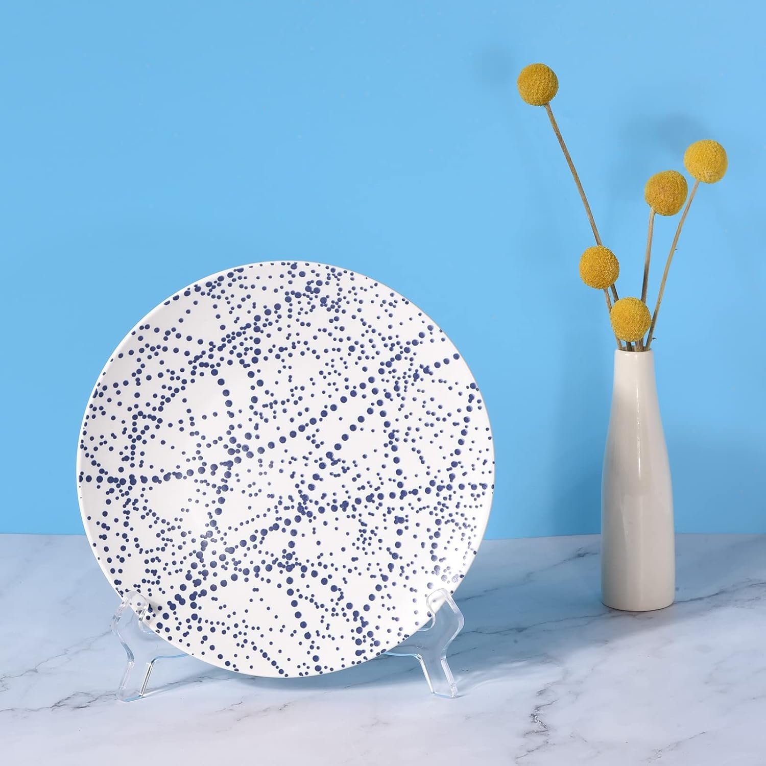 uxcell 2pcs 6.3" Acrylic Easel Stand, Folding Display Plate ... - Image 5