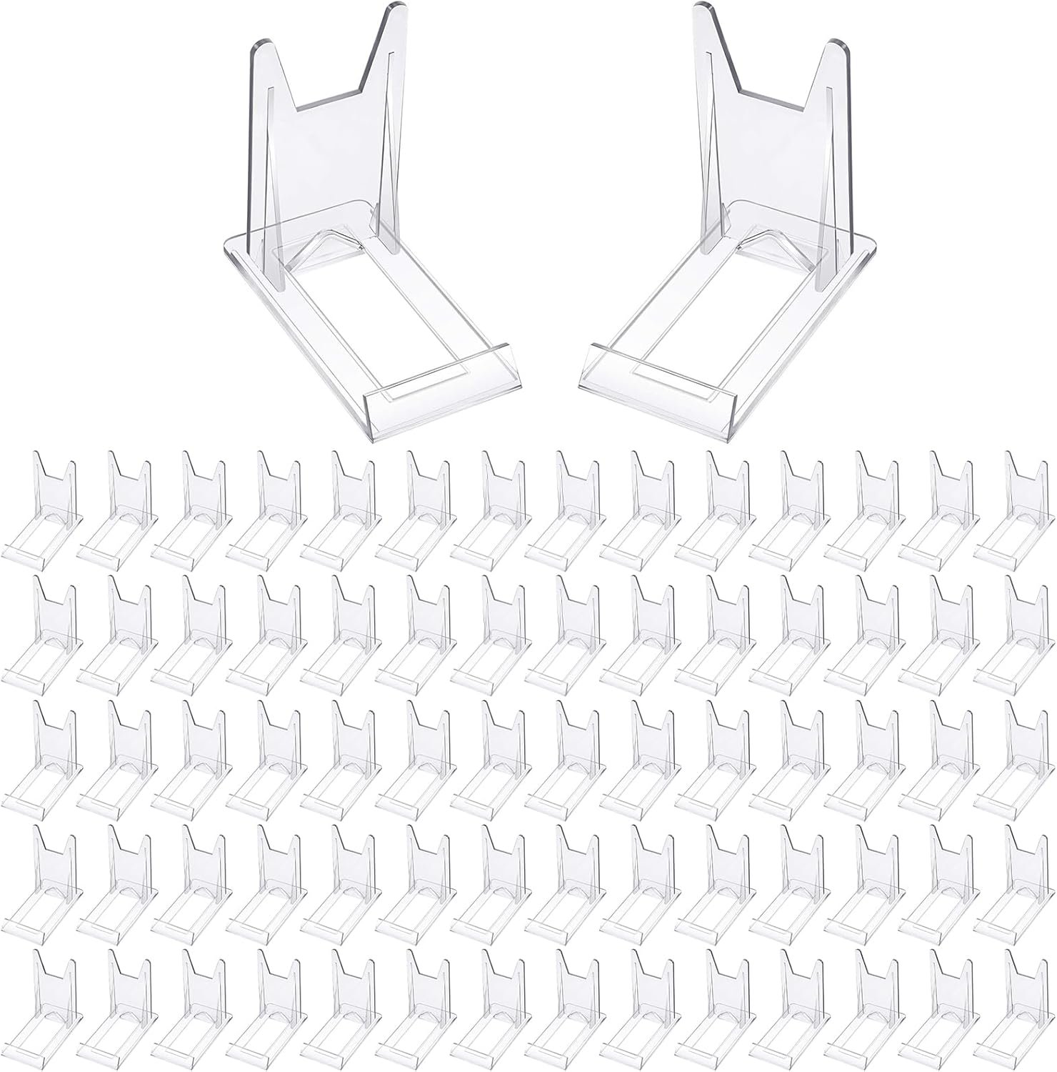 Zonon 10 Pcs Acrylic Adjustable Plate Stands For Display Pla... - Image 2