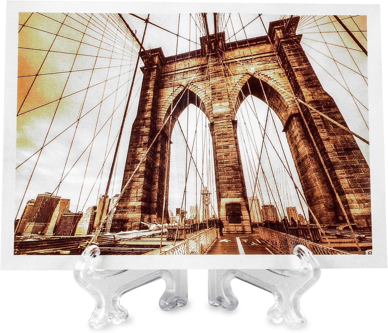 Super Z Outlet Clear Plastic Easels or Stand/Plate Holders t... - Image 5