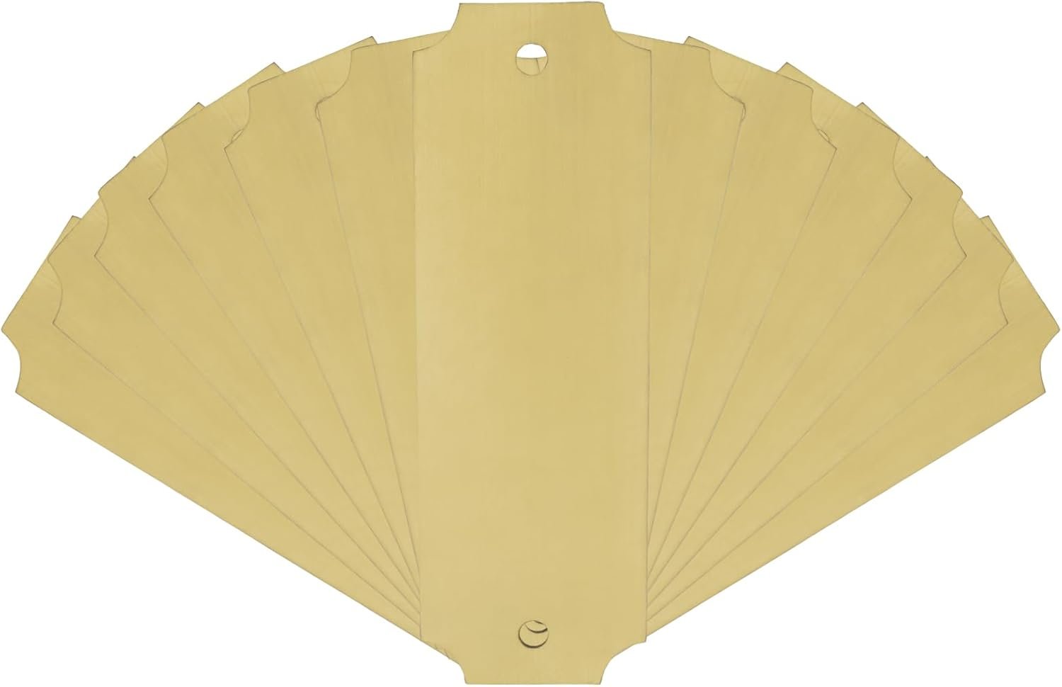 Golden 12pcs 3" W x 1" H Stainless Steel Name Tag Frame - A ... - Image 3