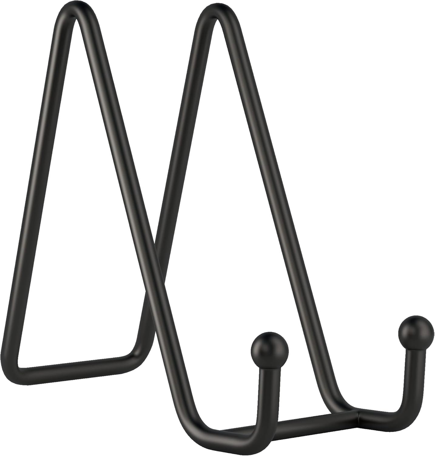 2 Pack 6 Inch Black Iron Plate Stands for Display, Metal Fra... - Image 4