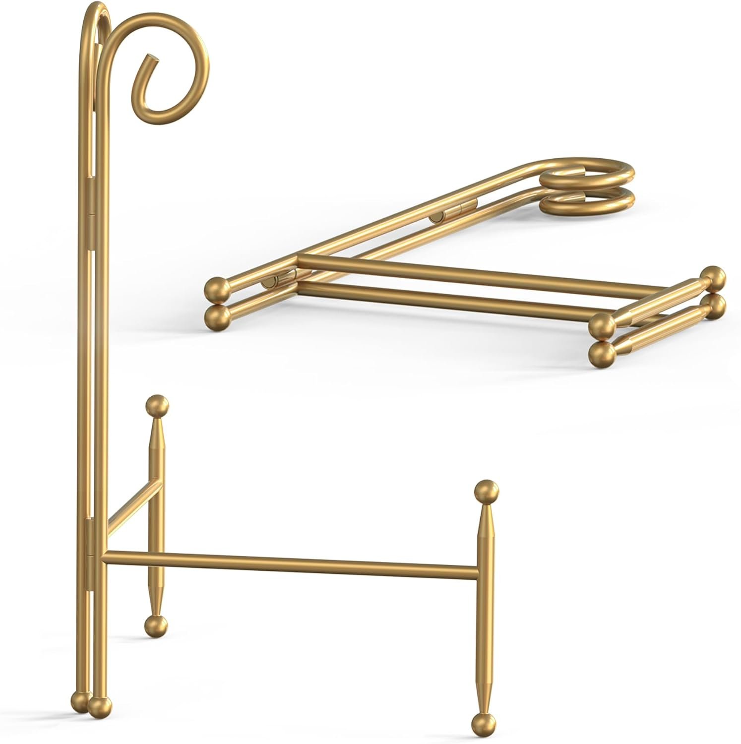 Display Stand for Plate, Foldable Metal Plate Stand for Tabl... - Image 9