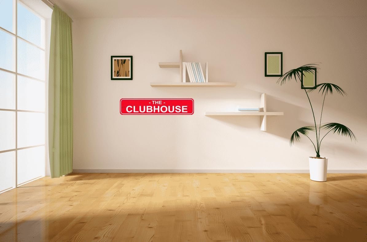 The Clubhouse Sign - Outdoor Or Indoor Metal Wall Art Street... - Image 5