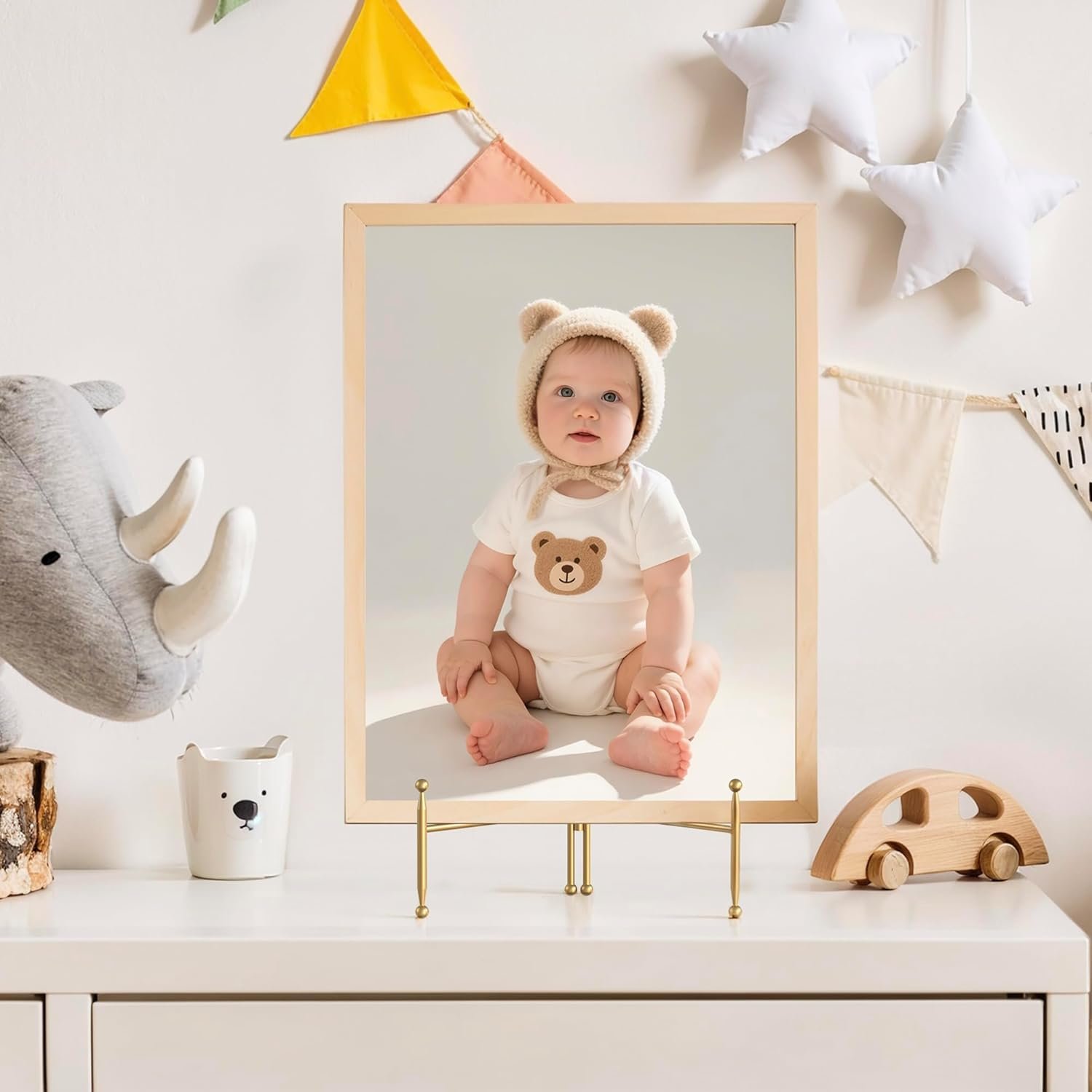 Display Stand for Plate, Foldable Metal Plate Stand for Tabl... - Image 8