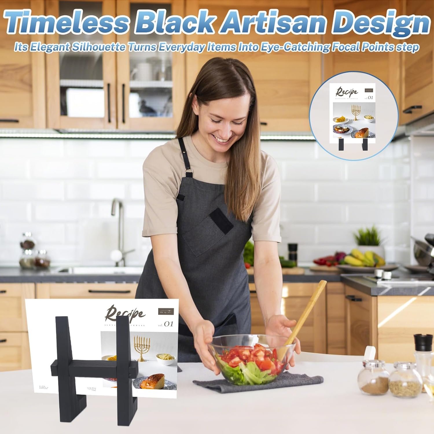 Wooden Plate Stand for Display - 8.8 Inch Wooden Picture Fra... - Image 8