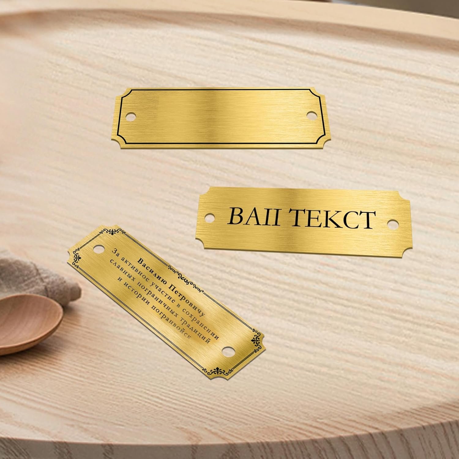30 Pcs Name Plates Laser Engraved, Plaques Personalized Engr... - Image 5