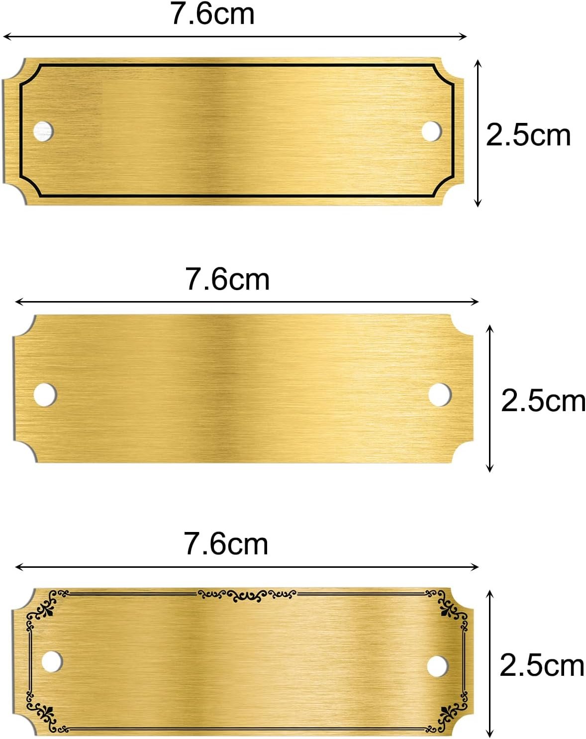 30 Pcs Name Plates Laser Engraved, Plaques Personalized Engr... - Image 6