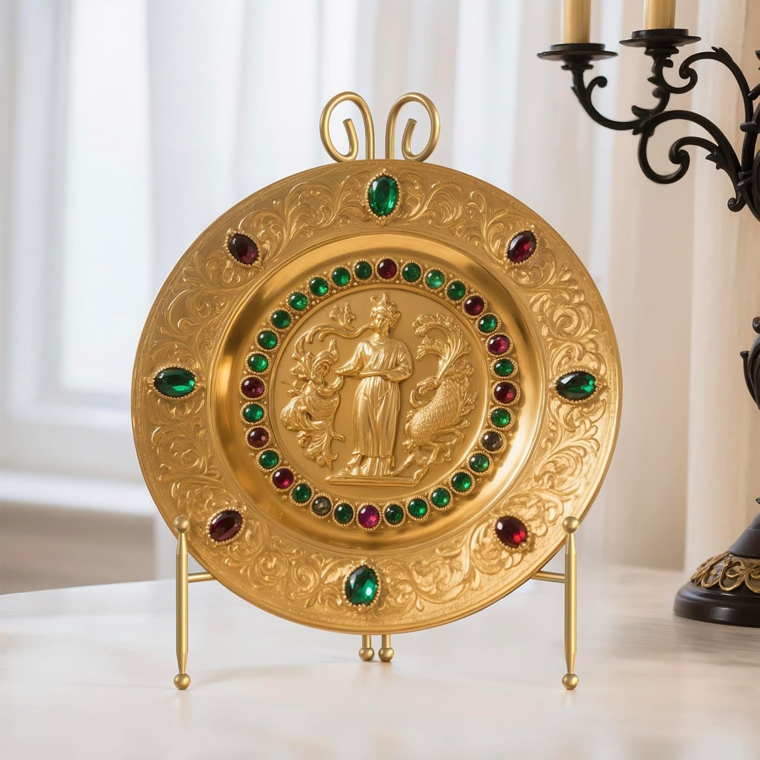 Display Stand for Plate, Foldable Metal Plate Stand for Tabl... - Image 4