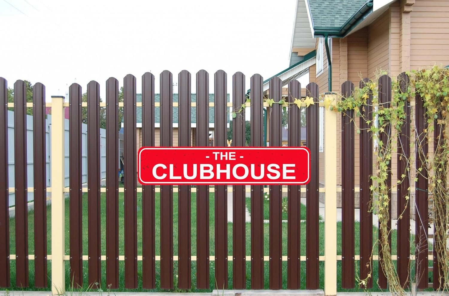 The Clubhouse Sign - Outdoor Or Indoor Metal Wall Art Street... - Image 4