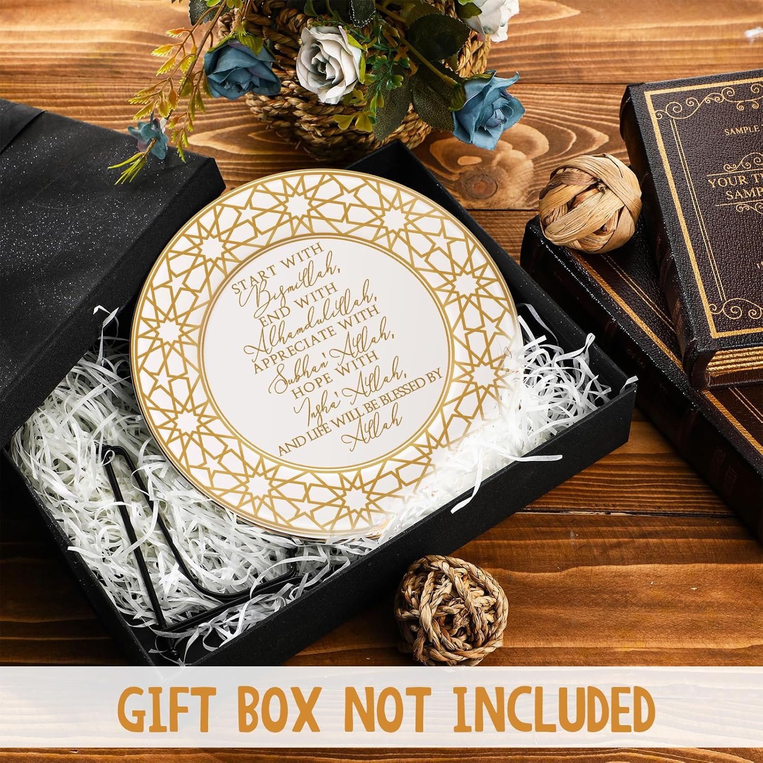 Sieral 4 Set Islamic Allah Gift Table Decoration Ceramic Ram... - Image 6