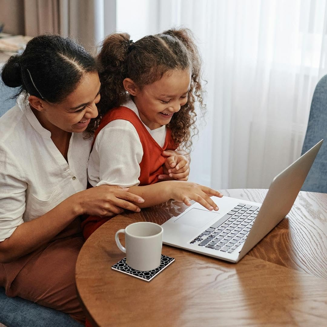 3dRose cst_56723_3 Silver Stars Outline Geometric Intricate ... - Image 3