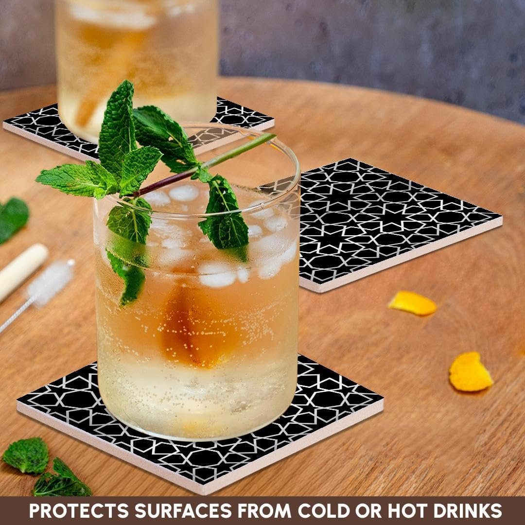 3dRose cst_56723_3 Silver Stars Outline Geometric Intricate ... - Image 4